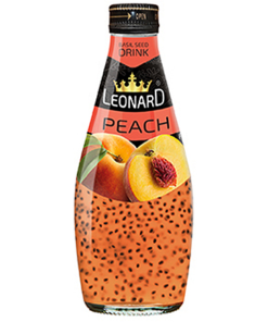 Basil Seed Drink Peach 300ml x 24