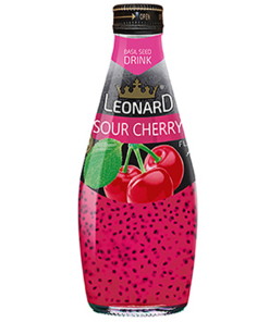Basil Seed Drink Cherry 300ml x 24