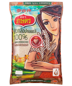 Kaset Jasmine brunn ris 5 kg x 5