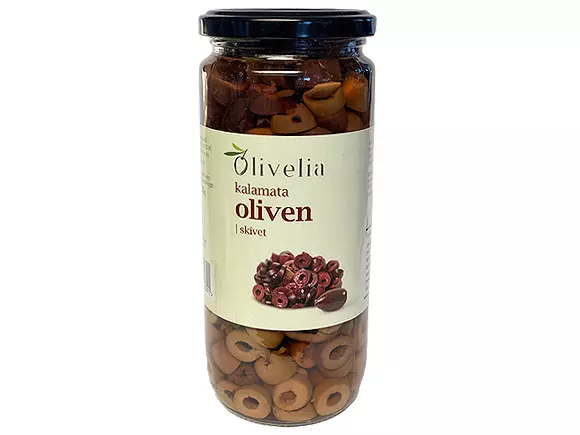 Oliven Kalamata Skivet Olivelia 500g x 6