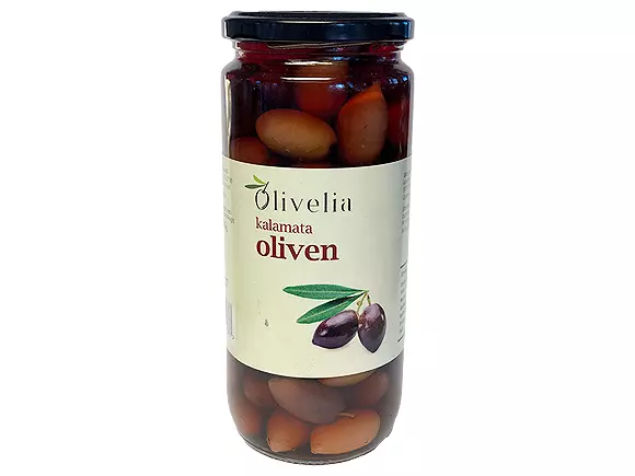 Oliven Kalamata m/stein Olivelia 500g x 6