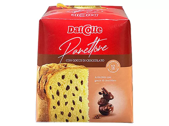 Dal Colle Panettone Gon Gocce Di Ciocco 750g x 12