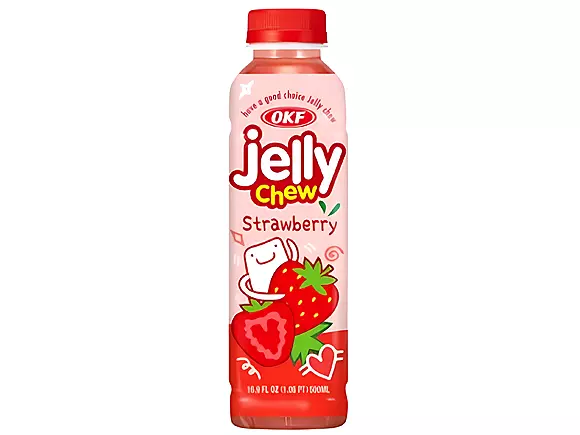 Jelly Chew Strawberry 500ml x 20
