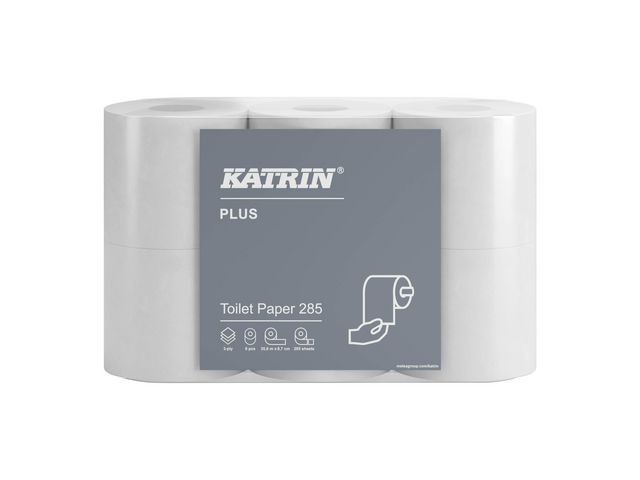 Toalettpapir KATRIN Plus 285 3-lags (7x6pk)