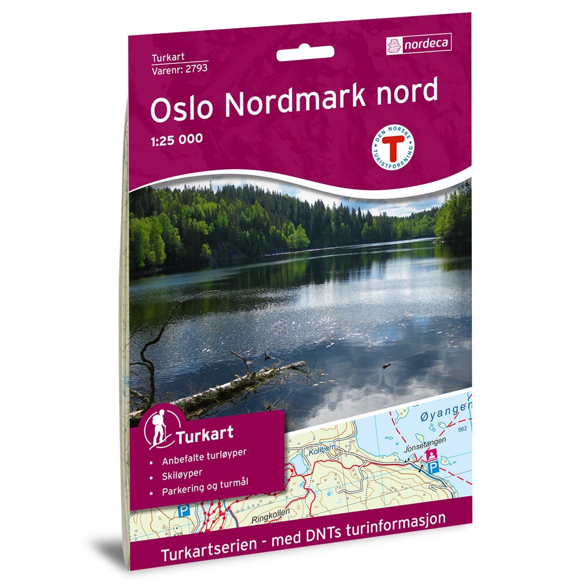 1:25 000 Kart: Oslo Nordmark Nord