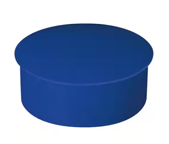 Magnet blå/sort ass Ø10mm
