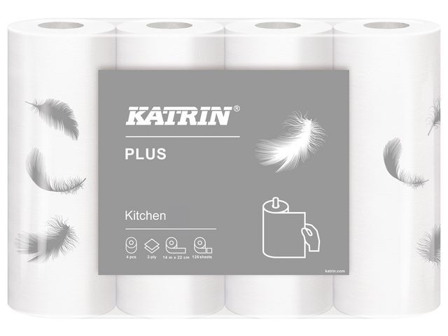 Tørkerull Katrin Plus 4pk