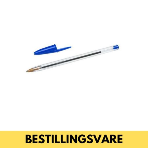 Kulepenn Bic Cristal Blå 50pk