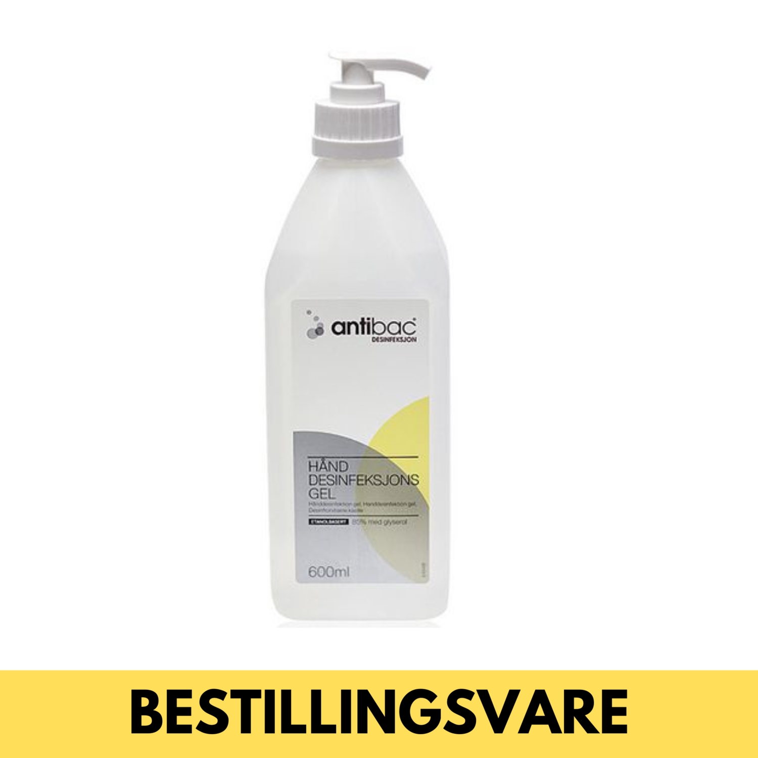 Antibac Hånddesinfeksjon 85% Gel 600ml