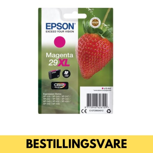 Blekk Epson 29 XL Magenta