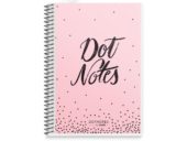 Notatbok BURDE DotNotes A5 rosa