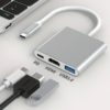 USB-C Mini dock/hub 3-port m/ PD.