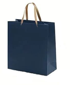 Blå gavepose medium