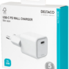 Vegglader USB-C 20W PD Deltaco