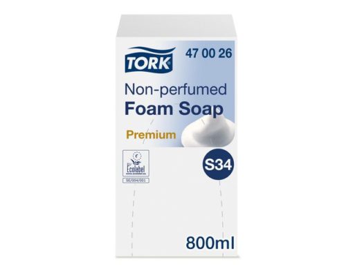 Skumsåpe Tork Mild S34 0,8L