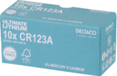 Batteri CR 123A Deltaco