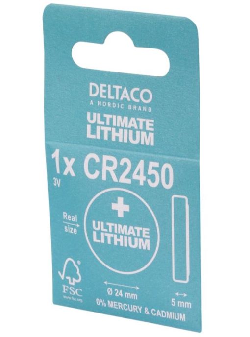 DELTACO CR2450 batteri