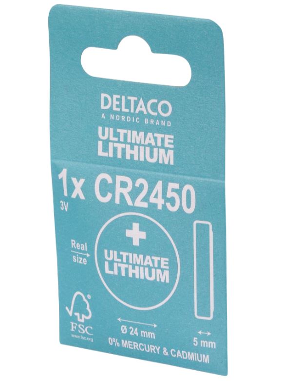 DELTACO CR2450 batteri