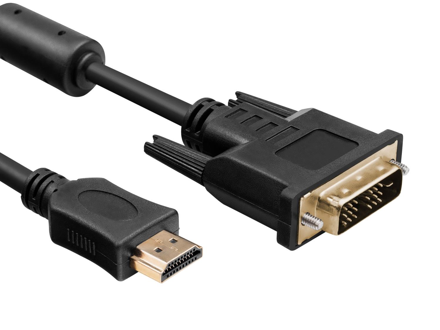 HDMI til DVI kabel 3m