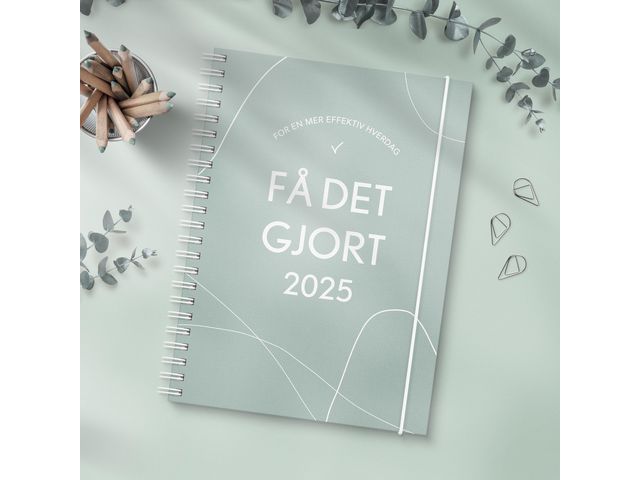 Ukekalender Få Det Gjort A5 - 2025