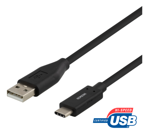 USB-A til USB-C kabel