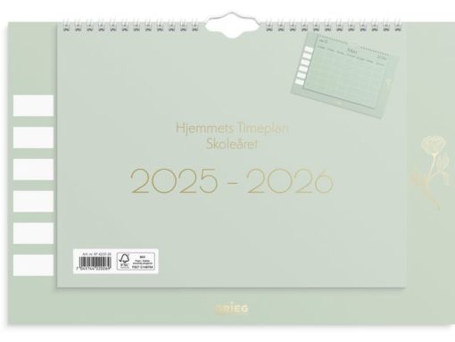 Veggkalender - Hjemmets timeplan 25/26