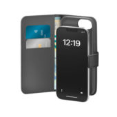 iPhone 16e lommebokdeksel med 2 kortlommer, svart