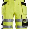 6135 High-Vis Shorts med stretch og hylsterlommer, Klasse 1