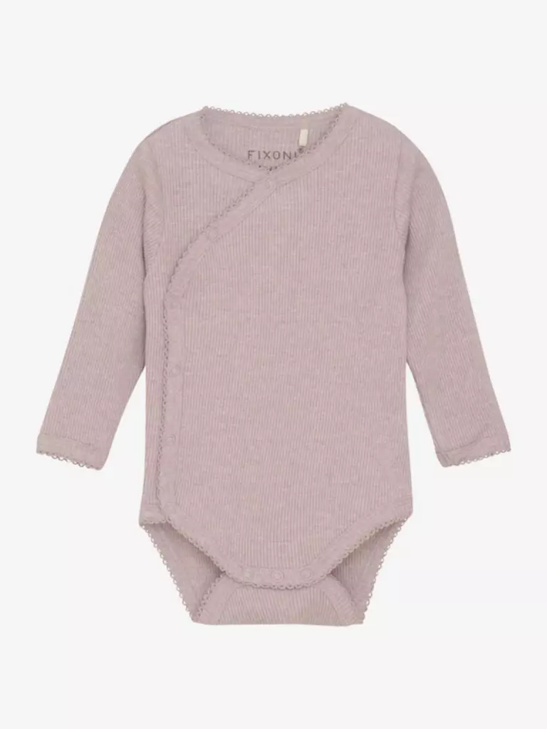 Wrap Body LS Mélange Rib