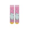 Moomin Pink Stripe Crew Socks