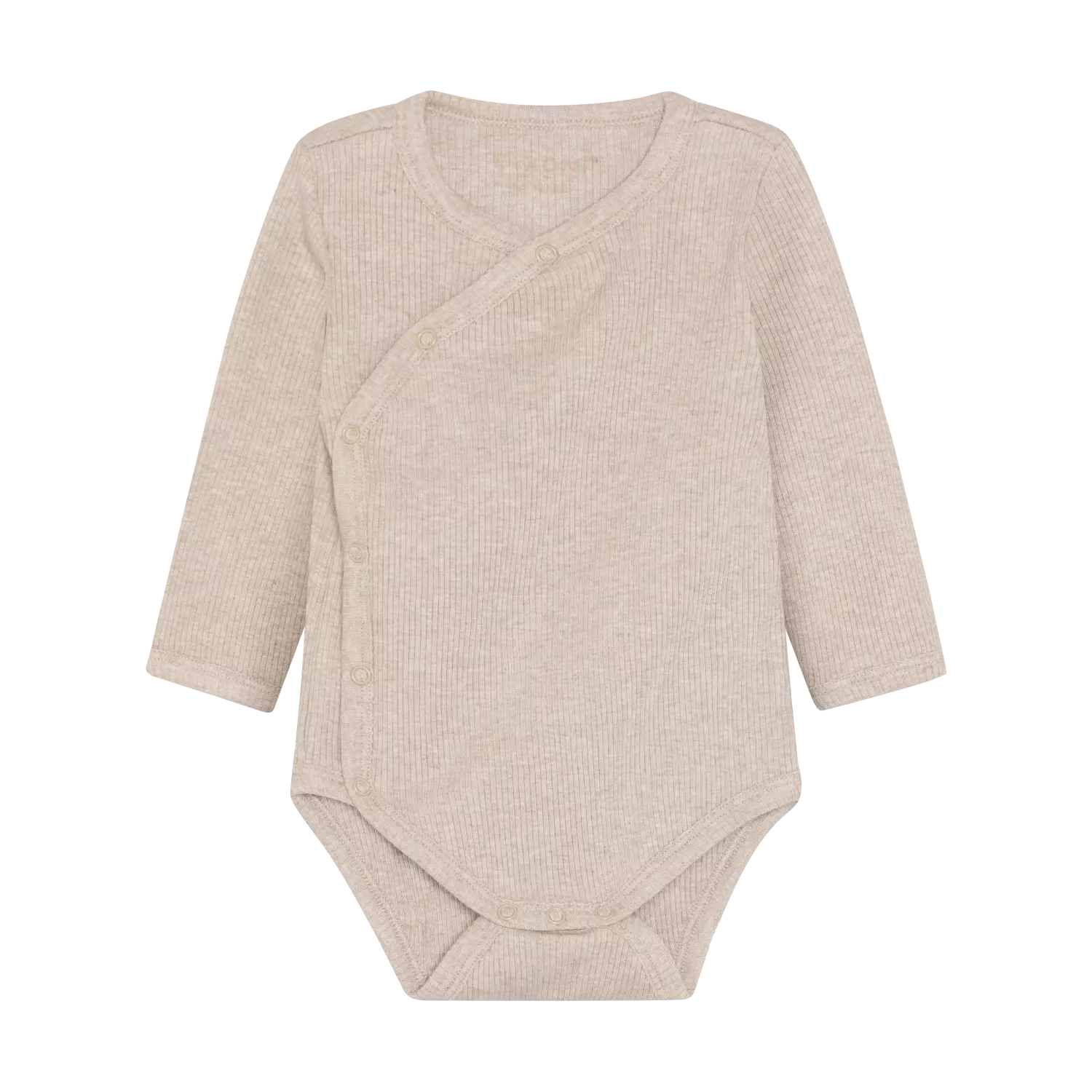 Wrap Body LS Melange Rib
