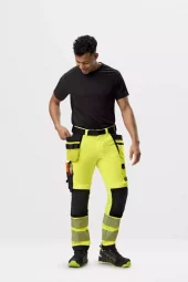 6232 Arbeidsbukse m/fireveisstretch og HL, Kl 2