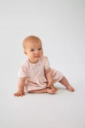 Kortermet bodykjole AOP