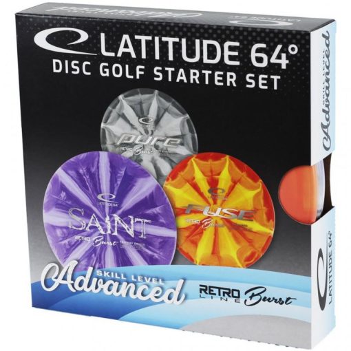 Latitude 64  Retro Burst Advanced Disc Golf Starter Set