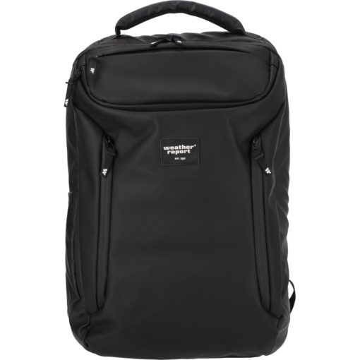 Weather Report  Bronze Pu Computer Backpack