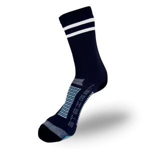 Steigen Løpestrømpe 2 Stripe Navy 3/4