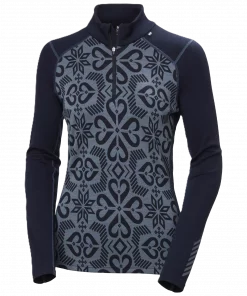 Helly Hansen W Lifa Merino Midw Gra 1/2 Zip