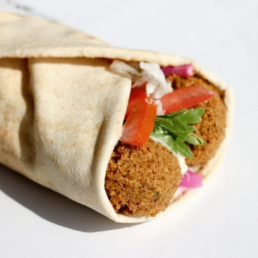 7. Rull pita/falafel