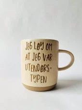 Trend design krus"jeg løy om at jeg var utendørstypen"