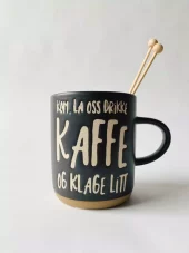 Trend design krus "Kom, la oss drikke kaffe og klage litt"