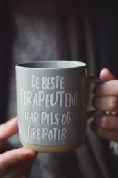 Trend design krus "De beste terapeutene har pels og fire poter"