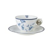 Laura Ashley cappuccino kopp m/skål 26cl china rose