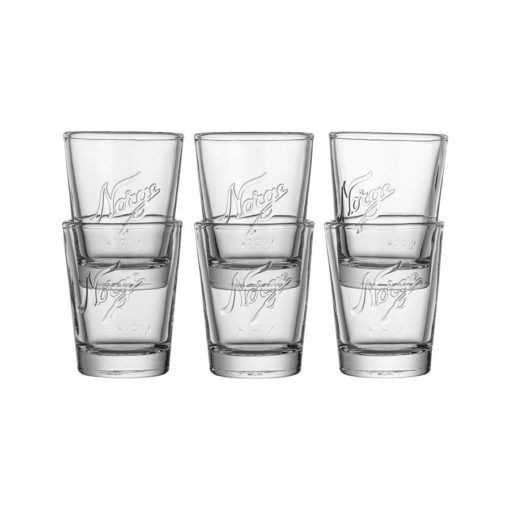 Norgesglasset shotglass 5cl 6pkn