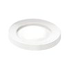 Passion 4 pk dessert plate Offwhite 20cm