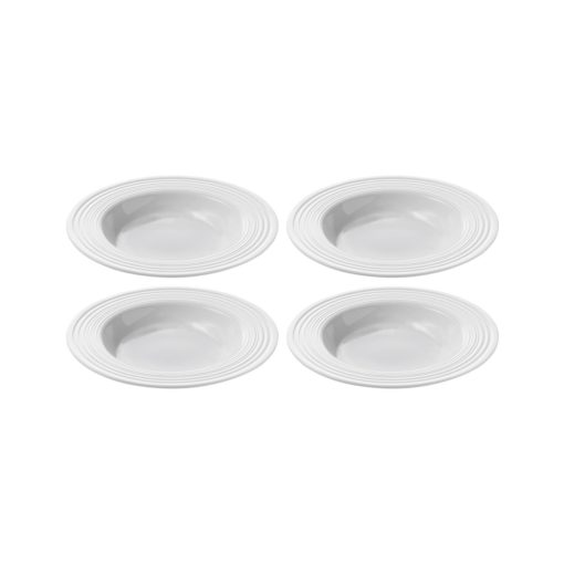 Passion 4 pk soup plate Offwhite 23 cm