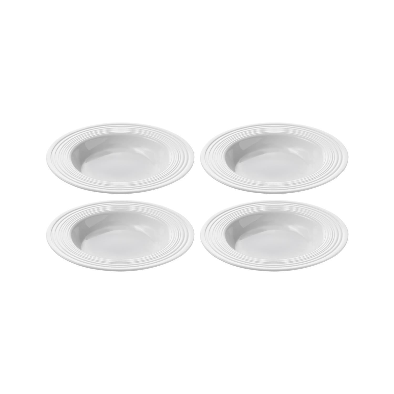 Passion 4 pk soup plate Offwhite 23 cm