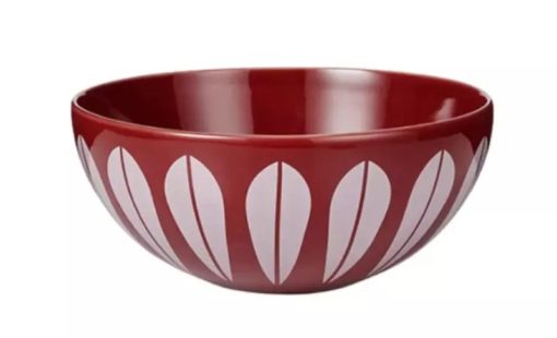 Lotus bowl large red