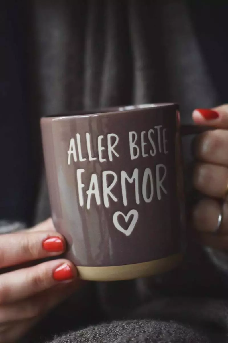 Trend design krus "aller beste farmor"
