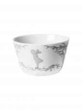 Alv bolle Hvit/grå 13 cm