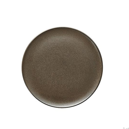 Raw lunch plate 23 cm metallic